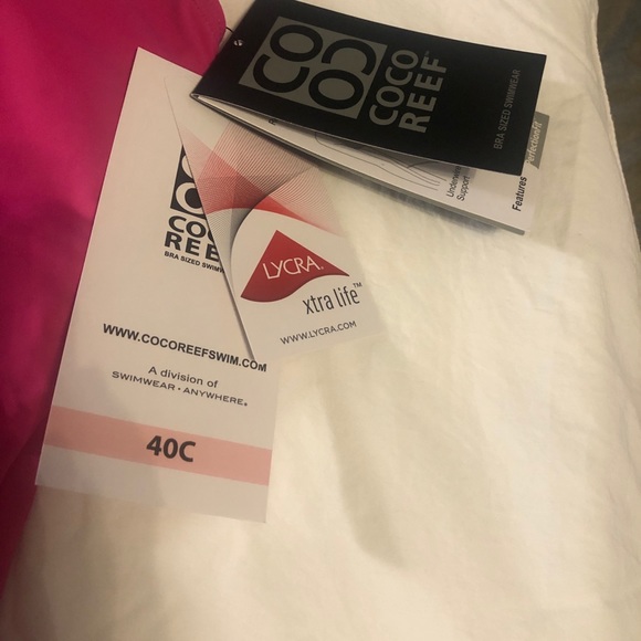 Coco Reef Pandora One Piece Swimsuit 40C NWT Size 16 - Picture 6 of 10